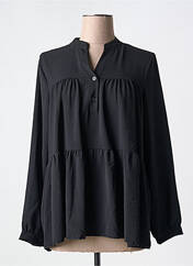 Blouse noir COULEURS DU TEMPS pour femme seconde vue