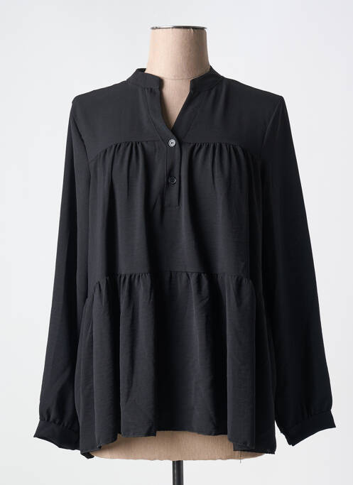 Blouse noir COULEURS DU TEMPS pour femme