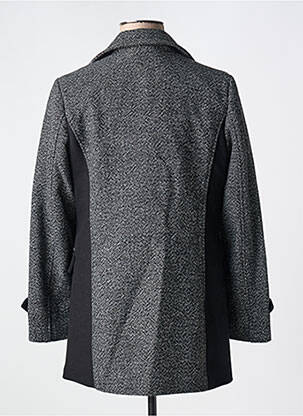 Manteau court manches longues sans capuche gris MERI & ESCA femme