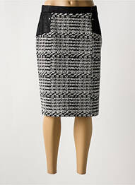 Jupe mi-longue stretch noir MERI & ESCA femme