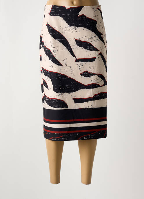 Jupe mi-longue beige MERI & ESCA pour femme