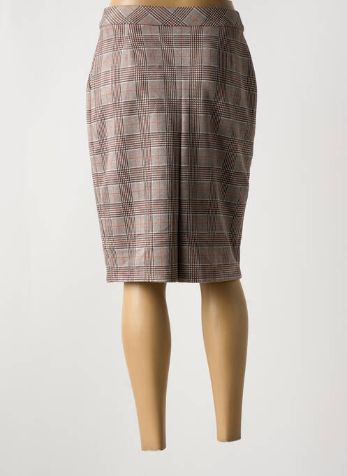 Jupe mi-longue marron MERI & ESCA pour femme