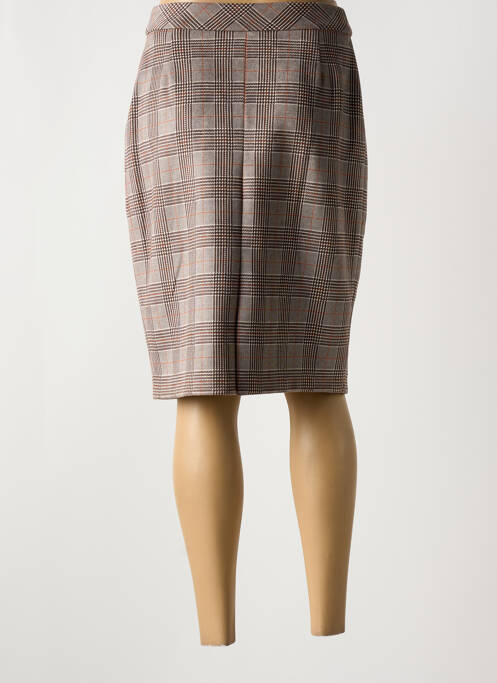 Jupe mi-longue marron MERI & ESCA pour femme