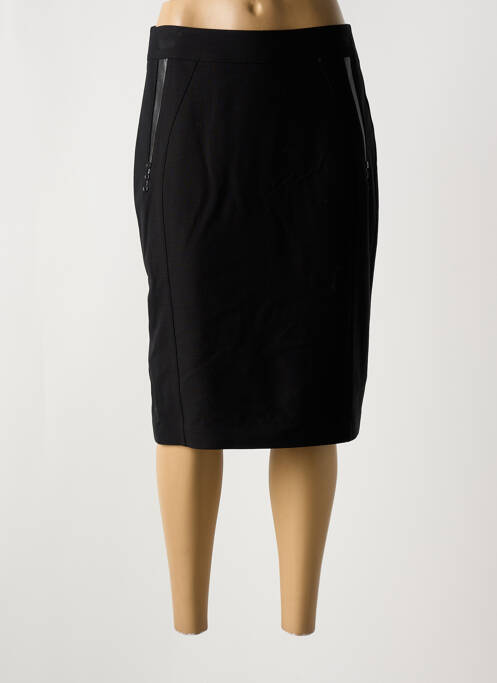 Jupe mi-longue noir FRANCE RIVOIRE pour femme