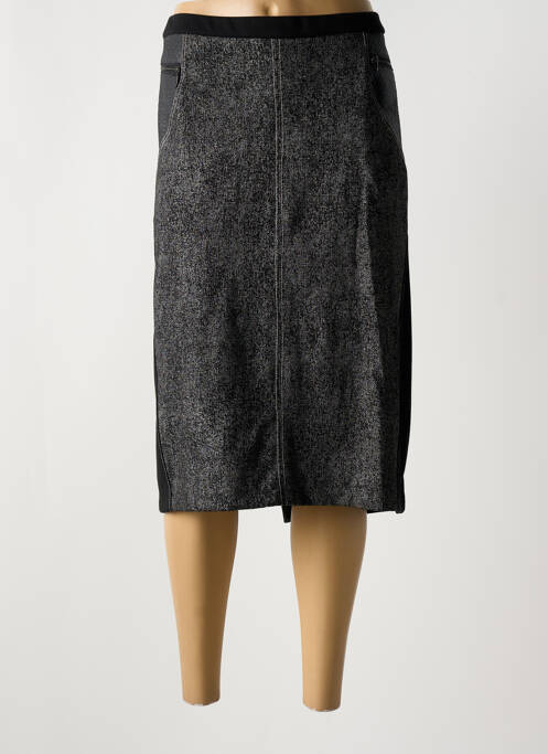 Jupe mi-longue noir FRANCE RIVOIRE pour femme