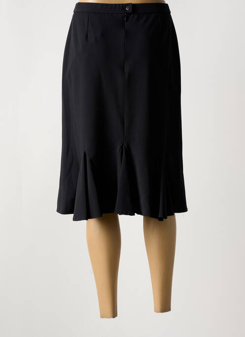 Jupe mi-longue noir GUY DUBOUIS pour femme