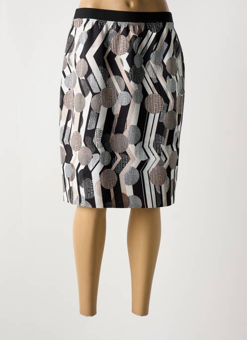 Jupe mi-longue noir GUY DUBOUIS pour femme