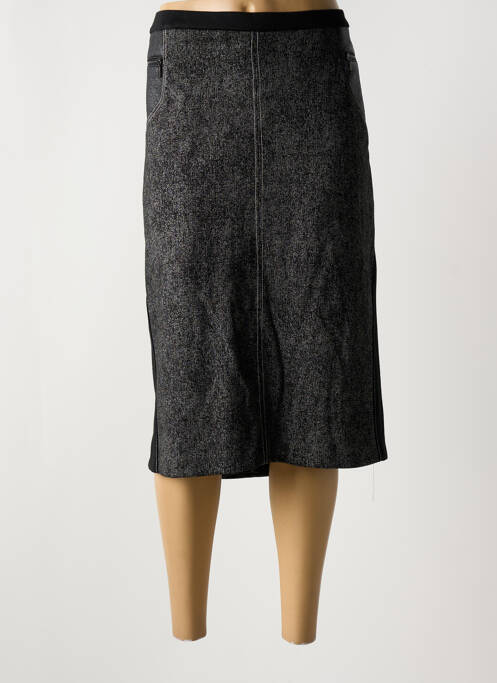 Jupe mi-longue noir GUY DUBOUIS pour femme