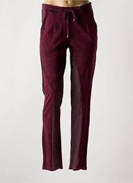 Pantalon chino poches rouge MERI & ESCA femme