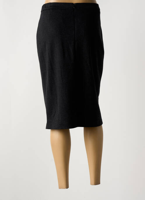 Jupe mi-longue gris GUY DUBOUIS pour femme
