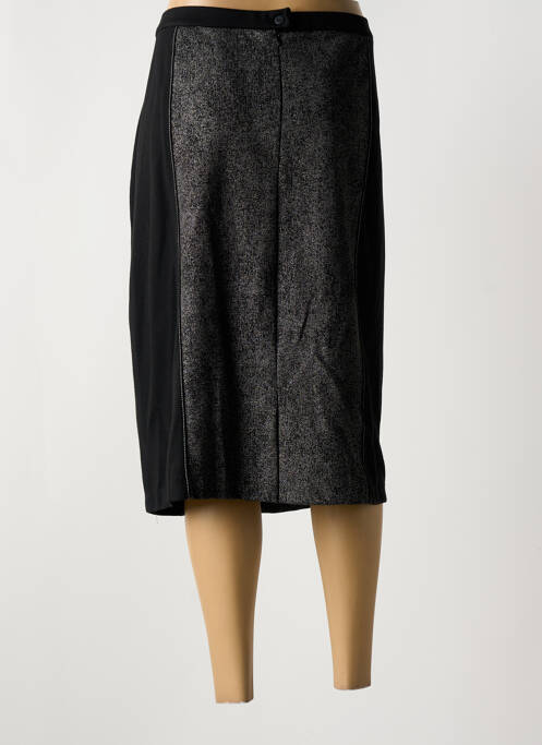 Jupe mi-longue gris GUY DUBOUIS pour femme