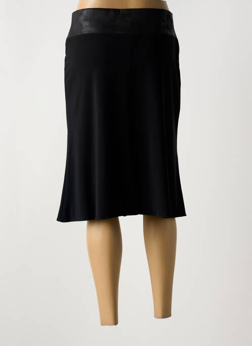 Jupe mi-longue noir GUY DUBOUIS pour femme