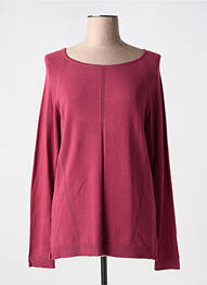 Pull col rond manches longues rose MERI & ESCA femme