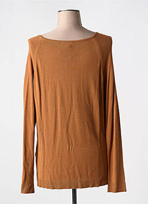 Pull col rond manches longues beige MERI & ESCA femme