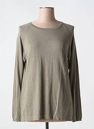 Pull col rond manches longues gris MERI & ESCA femme
