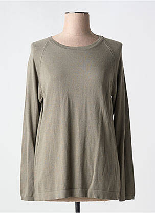 Pull col rond manches longues gris MERI & ESCA femme