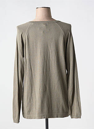Pull col rond manches longues gris MERI & ESCA femme