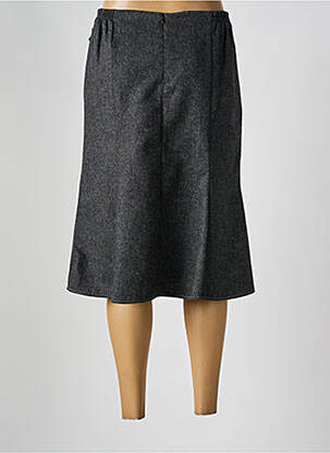 Jupe mi-longue coupe évasée gris FRANCE RIVOIRE femme