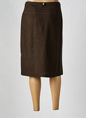 Jupe mi-longue marron GUY DUBOUIS pour femme seconde vue