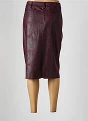 Jupe mi-longue violet FRANCE RIVOIRE pour femme seconde vue