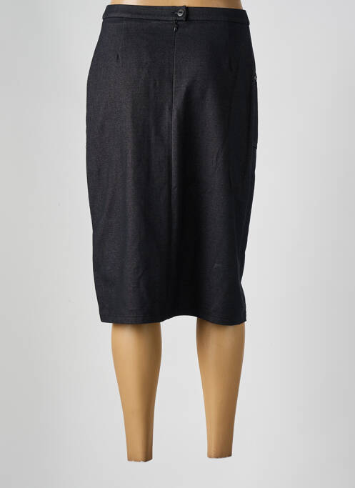 Jupe mi-longue bleu GUY DUBOUIS pour femme