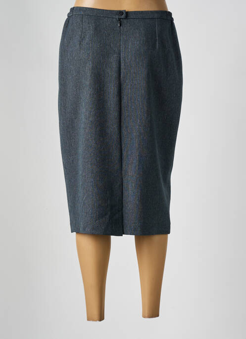 Jupe mi-longue gris GUY DUBOUIS pour femme
