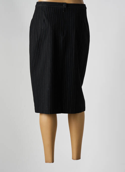 Jupe mi-longue noir GUY DUBOUIS pour femme