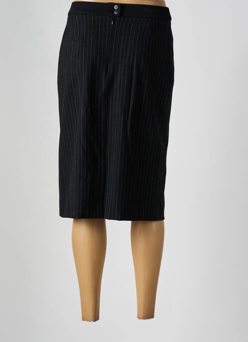 Jupe mi-longue noir GUY DUBOUIS femme