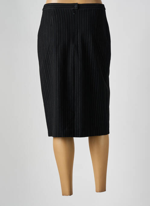 Jupe mi-longue noir GUY DUBOUIS pour femme