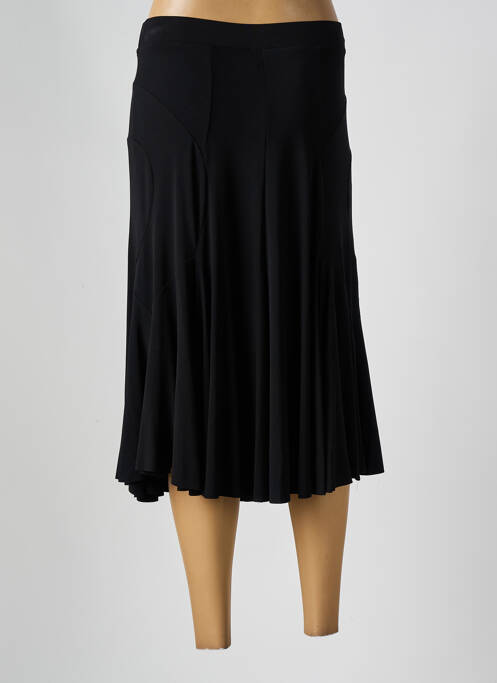 Jupe mi-longue noir GUY DUBOUIS pour femme
