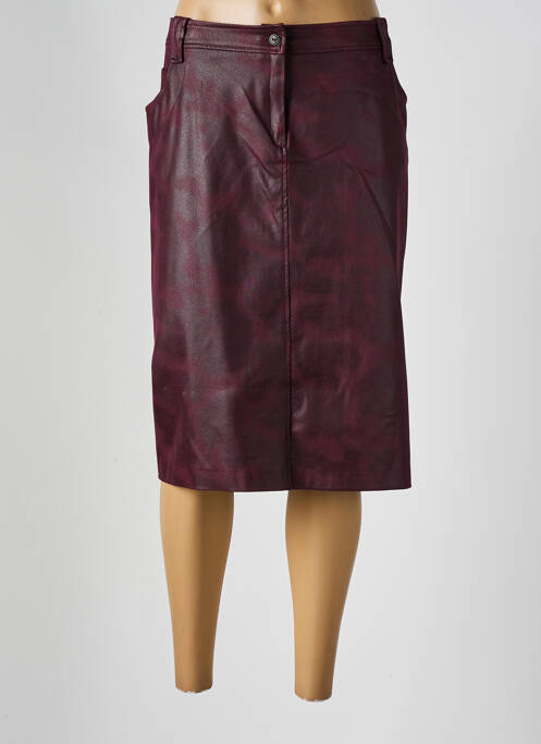 Jupe mi-longue violet FRANCE RIVOIRE pour femme