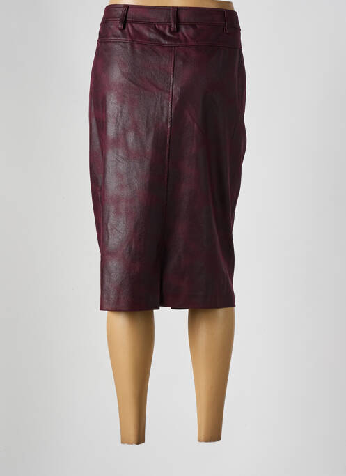 Jupe mi-longue violet FRANCE RIVOIRE pour femme