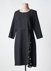Robe mi-longue noir FRANCE RIVOIRE pour femme seconde vue