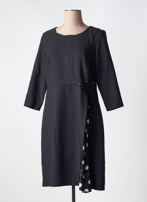 Robe mi-longue noir GUY DUBOUIS pour femme