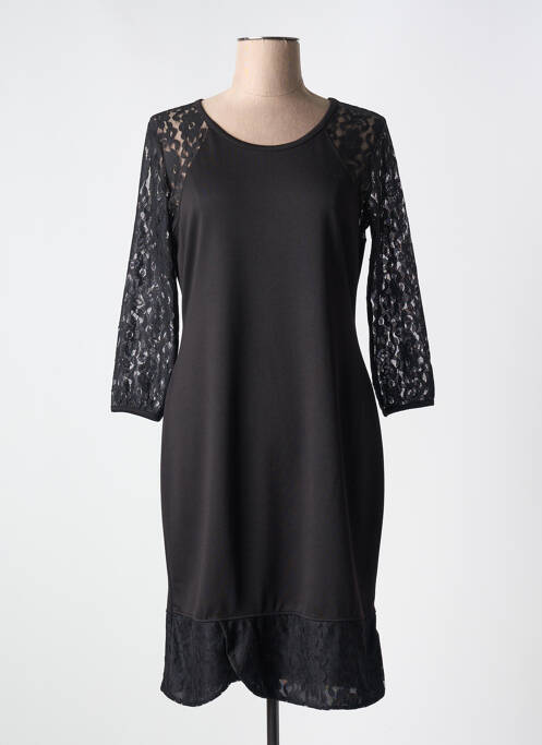 Robe mi-longue noir MERI & ESCA pour femme