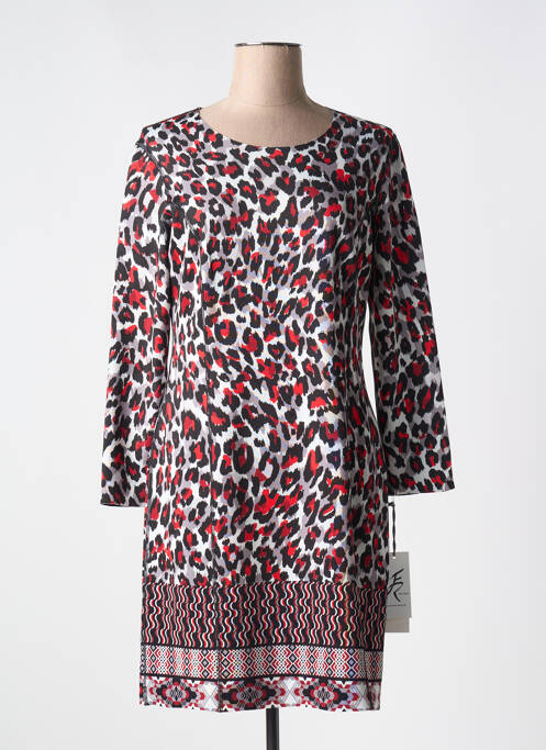 Robe mi-longue rouge FRANCE RIVOIRE pour femme