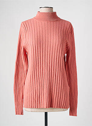 Pull coupe cintrée manches longues rose DEAUVILLE & ARMOR-LUX femme