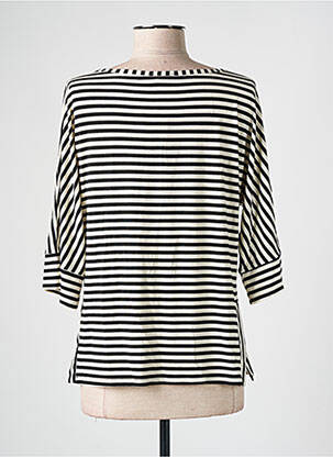 T-shirt manches 3/4 manches 3/4 noir TELMAIL femme