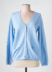 Gilet manches longues bleu ÉTYMOLOGIE pour femme seconde vue