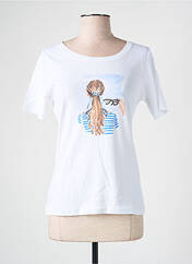 T-shirt blanc TELMAIL pour femme seconde vue
