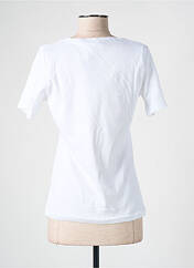 T-shirt blanc TELMAIL pour femme seconde vue