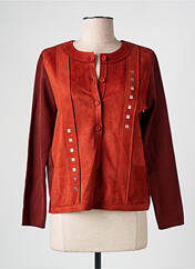 Veste casual orange I.ODENA pour femme seconde vue