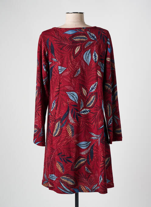 Robe courte rouge PALME pour femme