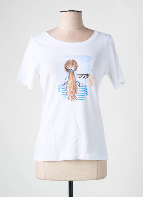 T-shirt blanc TELMAIL pour femme