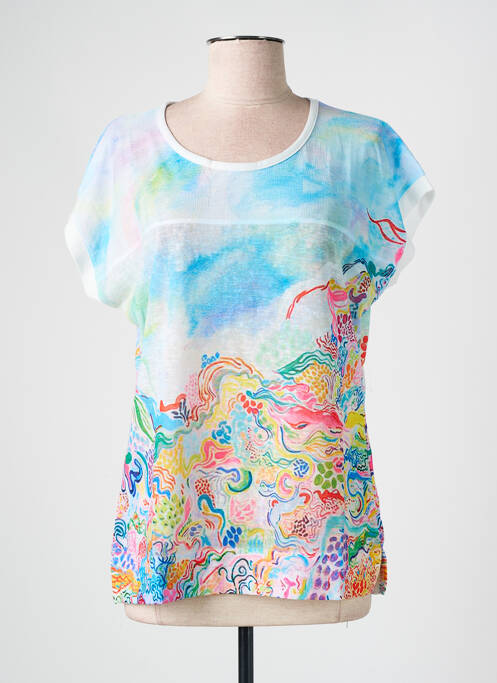 T-shirt bleu TELMAIL pour femme