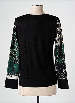 Pull coupe droite manches longues noir TELMAIL femme