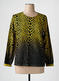 Pull col rond manches longues noir TELMAIL femme