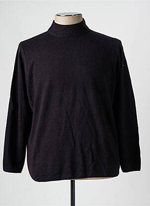 Pull manches longues manches longues noir CASHMERE FEELING homme