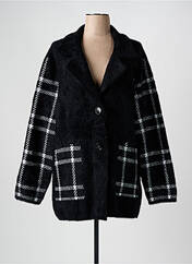 Manteau court noir ÉTYMOLOGIE pour femme seconde vue