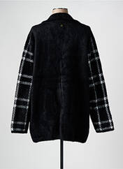 Manteau court noir ÉTYMOLOGIE pour femme seconde vue